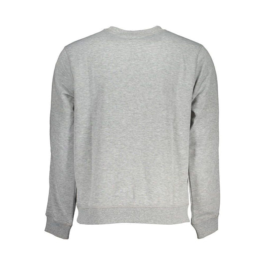 Calvin Klein | Sleek Gray Long Sleeve Sweatshirt| McRichard Designer Brands   