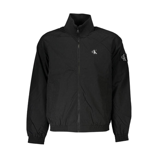 Calvin Klein | Elegant Black Polyamide Sports Jacket| McRichard Designer Brands   