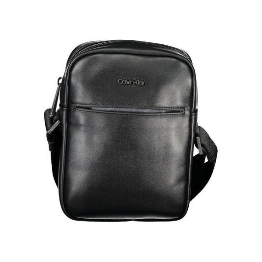 Calvin Klein | Black Polyester Shoulder Bag| McRichard Designer Brands   