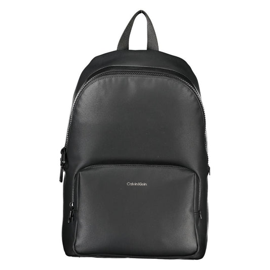 Calvin Klein | Black Polyester Backpack| McRichard Designer Brands   