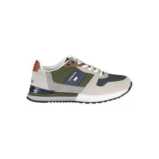 Carrera | Chic Gray Sports Sneakers with Eclectic Style| McRichard Designer Brands   