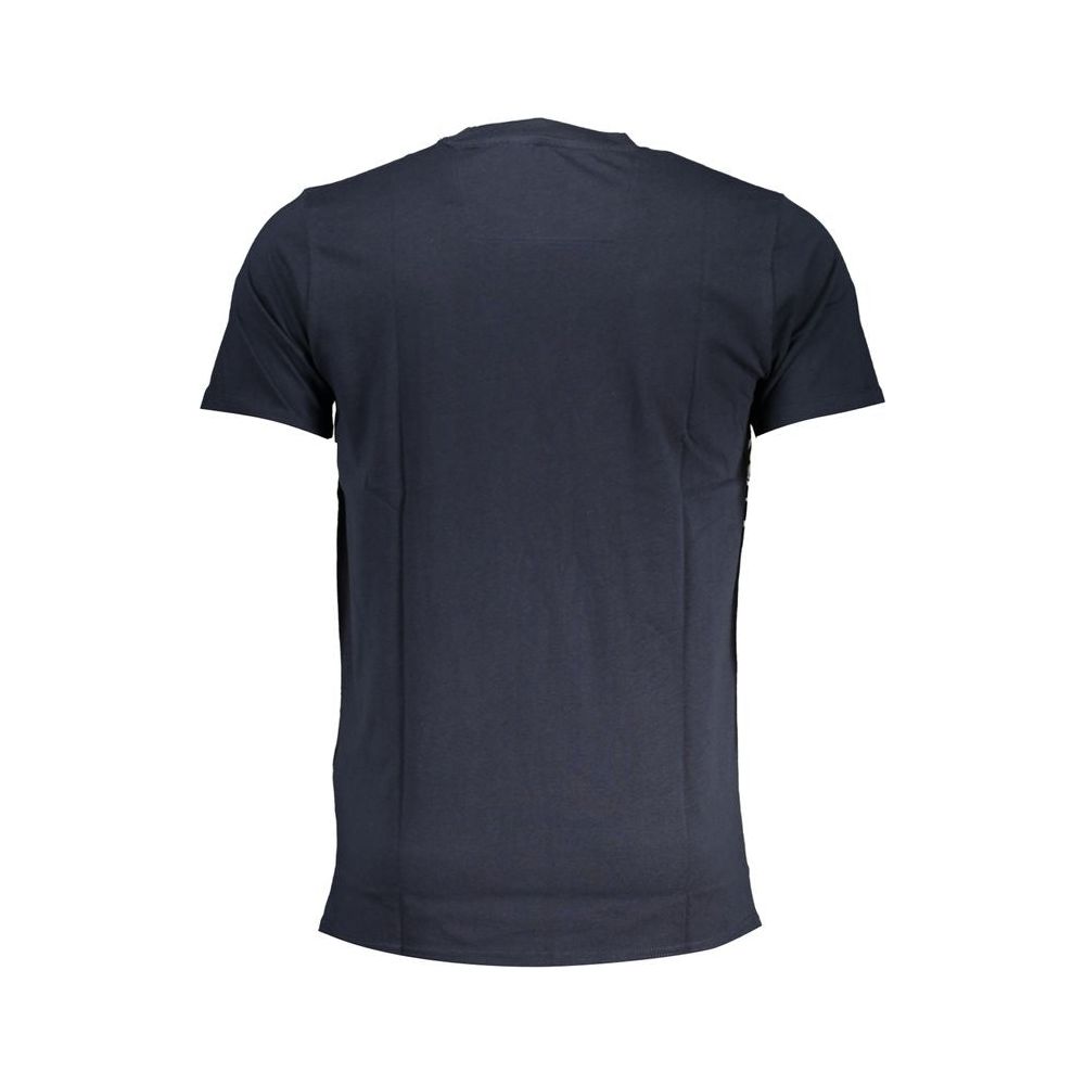 Cavalli Class Blue Cotton T-Shirt blue-cotton-t-shirt-144