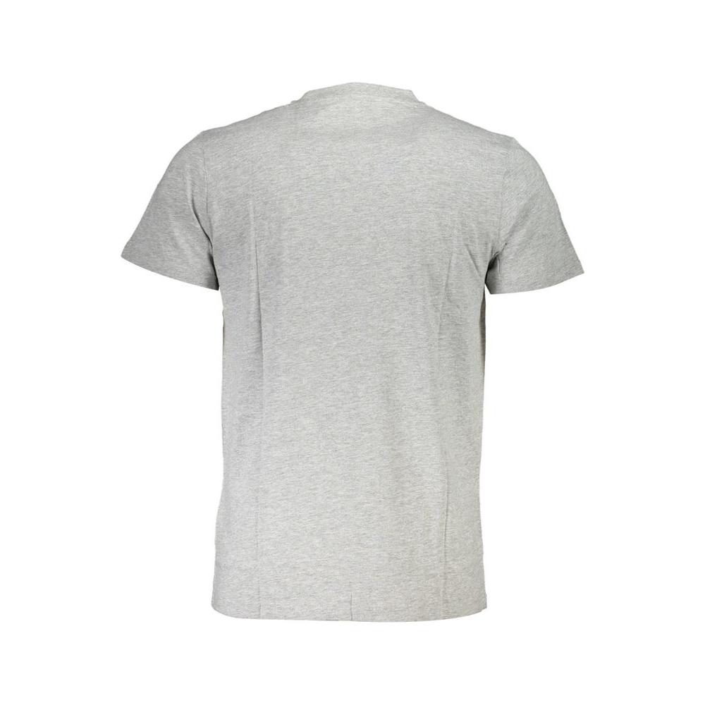 Cavalli Class Gray Cotton T-Shirt gray-cotton-t-shirt-18