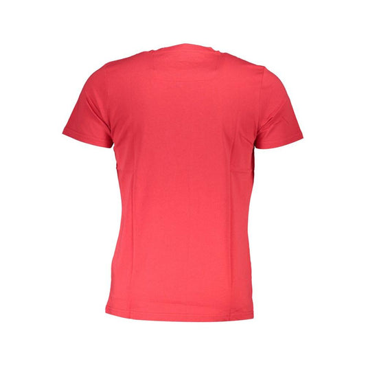 Cavalli Class Red Cotton T-Shirt red-cotton-t-shirt-35