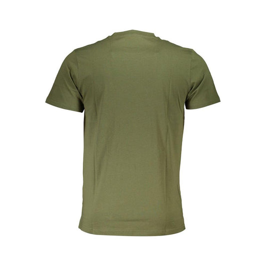 Cavalli Class Green Cotton T-Shirt green-cotton-t-shirt-27