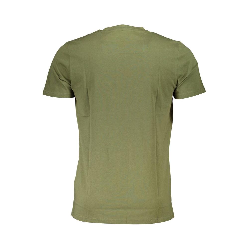 Cavalli Class Green Cotton T-Shirt green-cotton-t-shirt-33