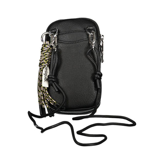 Desigual Black Polyethylene Handbag black-polyethylene-handbag-123