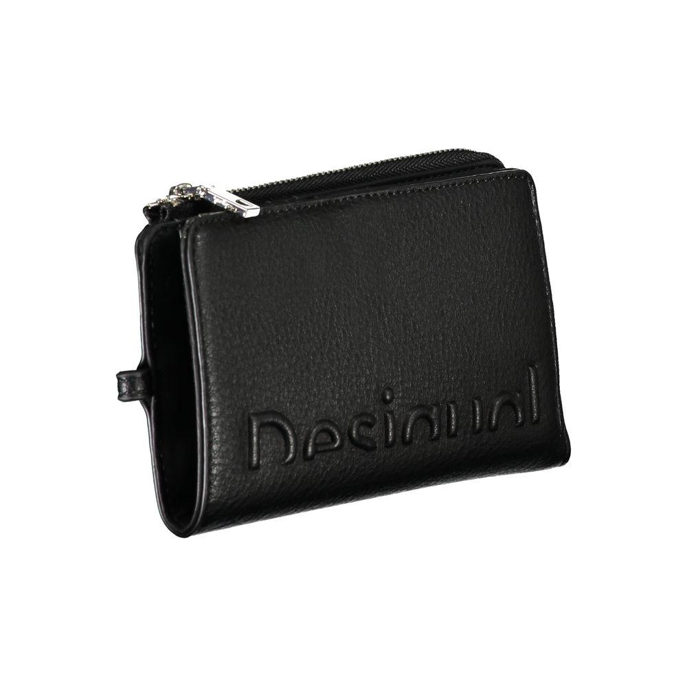Desigual Black Polyethylene Wallet black-polyethylene-wallet-12