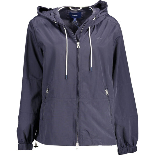 Gant | Chic Blue Hooded Sports Jacket| McRichard Designer Brands   