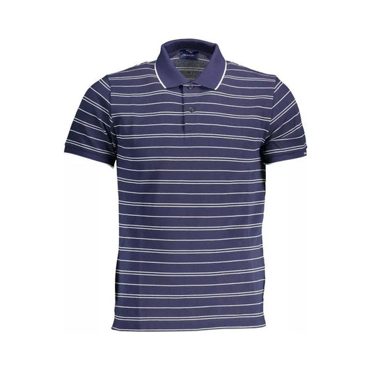 Gant | Chic Blue Short-Sleeved Polo for the Modern Man| McRichard Designer Brands   