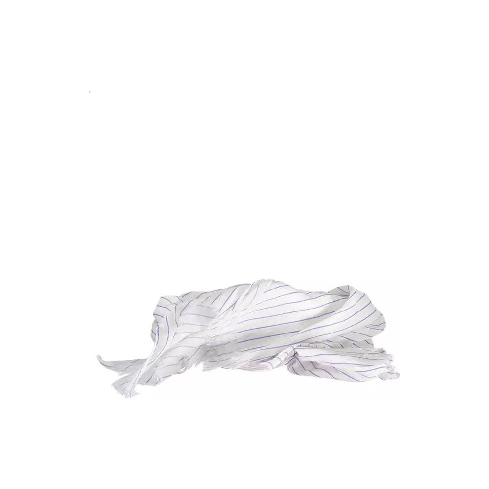 Elegant White Cotton Scarf with Logo Detail Gant