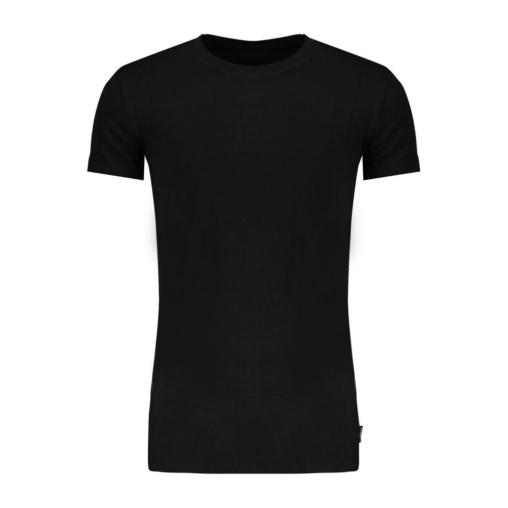 Gaudi Black Cotton T-Shirt black-cotton-t-shirt-129
