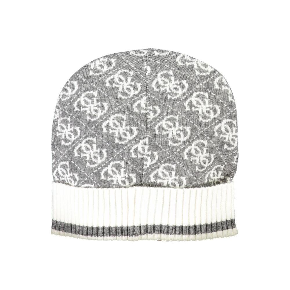 Gray Polyester Hats & Cap Guess Jeans