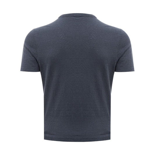 Gran Sasso Gran Sasso Elegant Gray Cotton T-Shirt gran-sasso-elite-gray-cotton-t-shirt