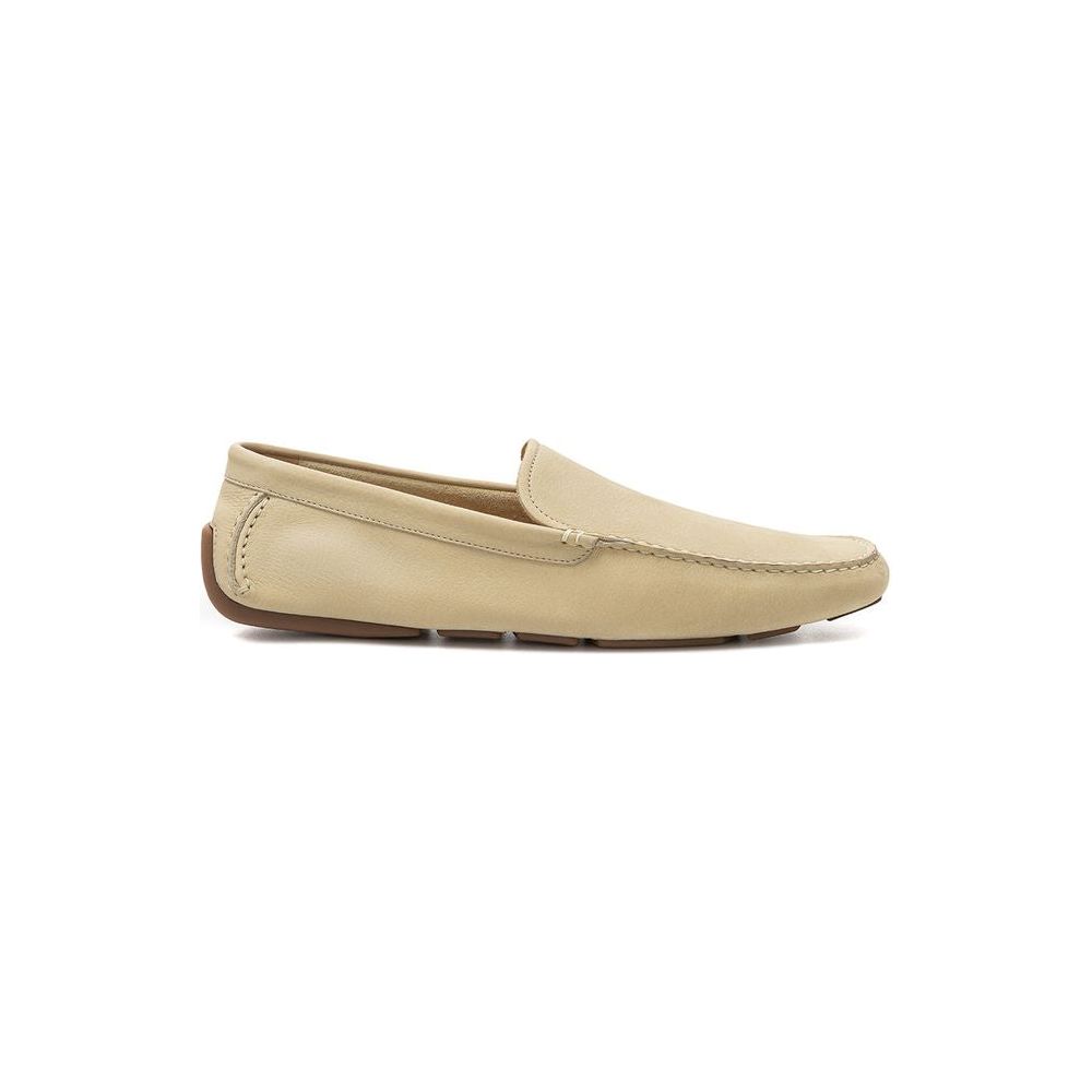 Beige Leather Loafer Bally
