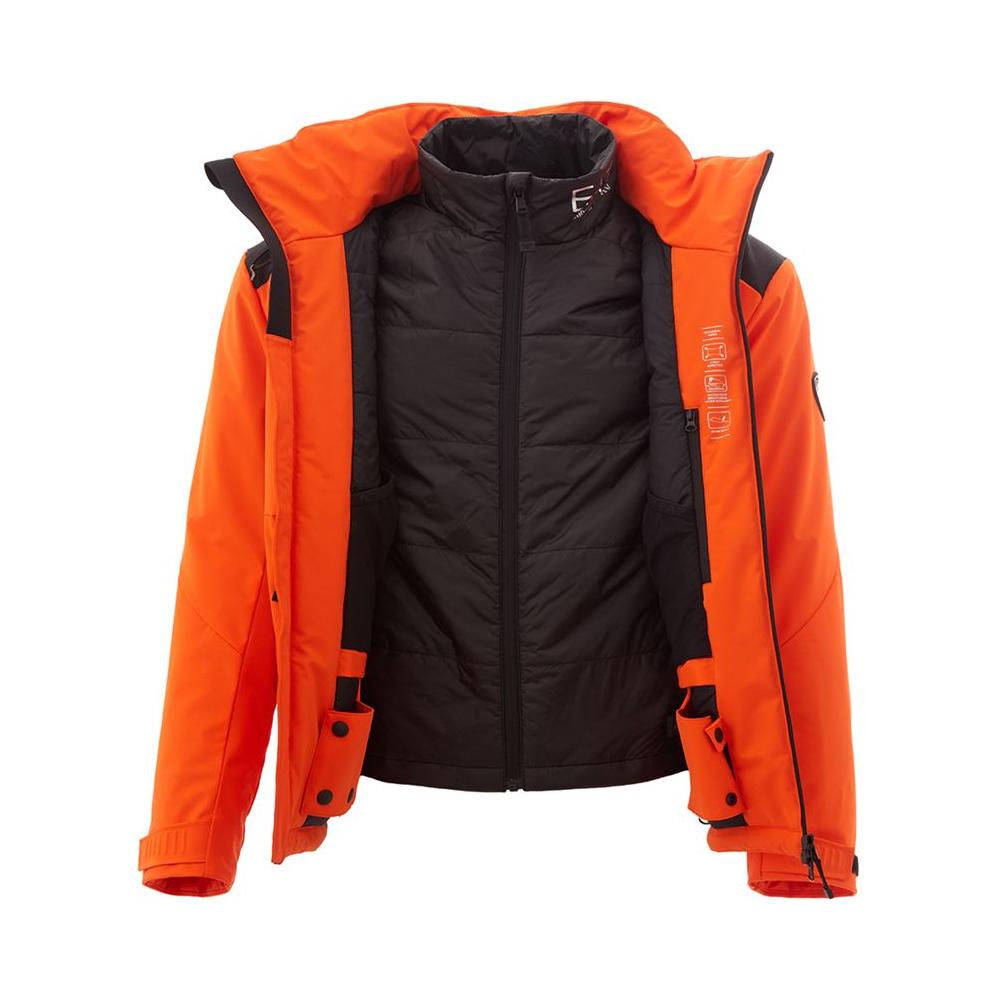 EA7 Emporio Armani Radiant Orange EA7 Lightweight Jacket ea7-emporio-armani-orange-jacket
