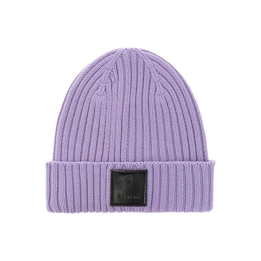 Elegant Purple Wool Fedora Hat Givenchy