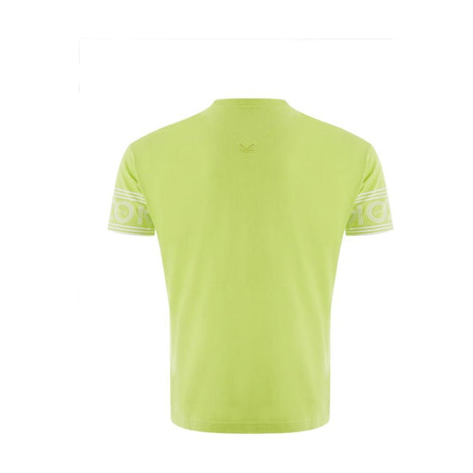 Sunny Yellow Cotton Tee For Stylish Men