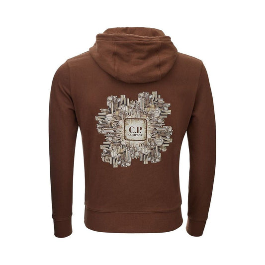 Elevated Brown Cotton Sweater for Men