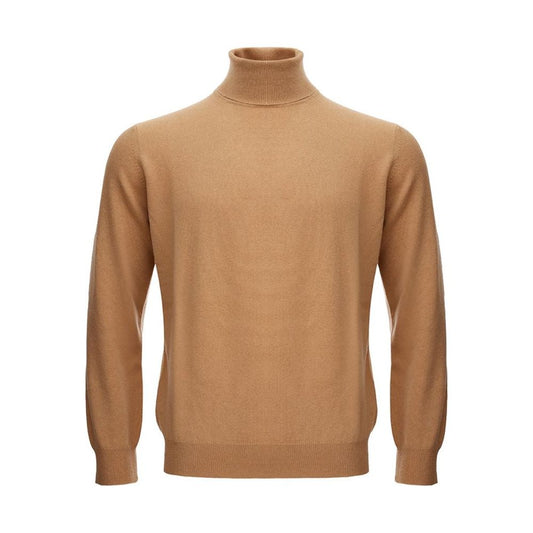 KANGRA Elegant Woolen Brown Sweater for Men kangra-classic-woolen-brown-sweater