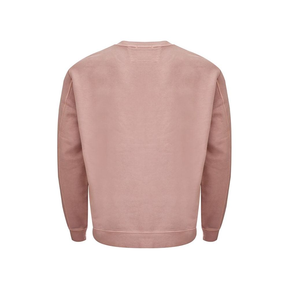 Chic Pink Cotton Sweater for Men