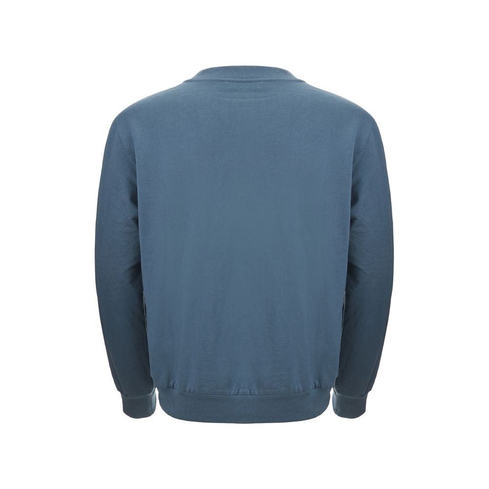 Dolce & Gabbana Elegant Cotton Blue Sweater for Men elegant-sapphire-cotton-sweater-for-men