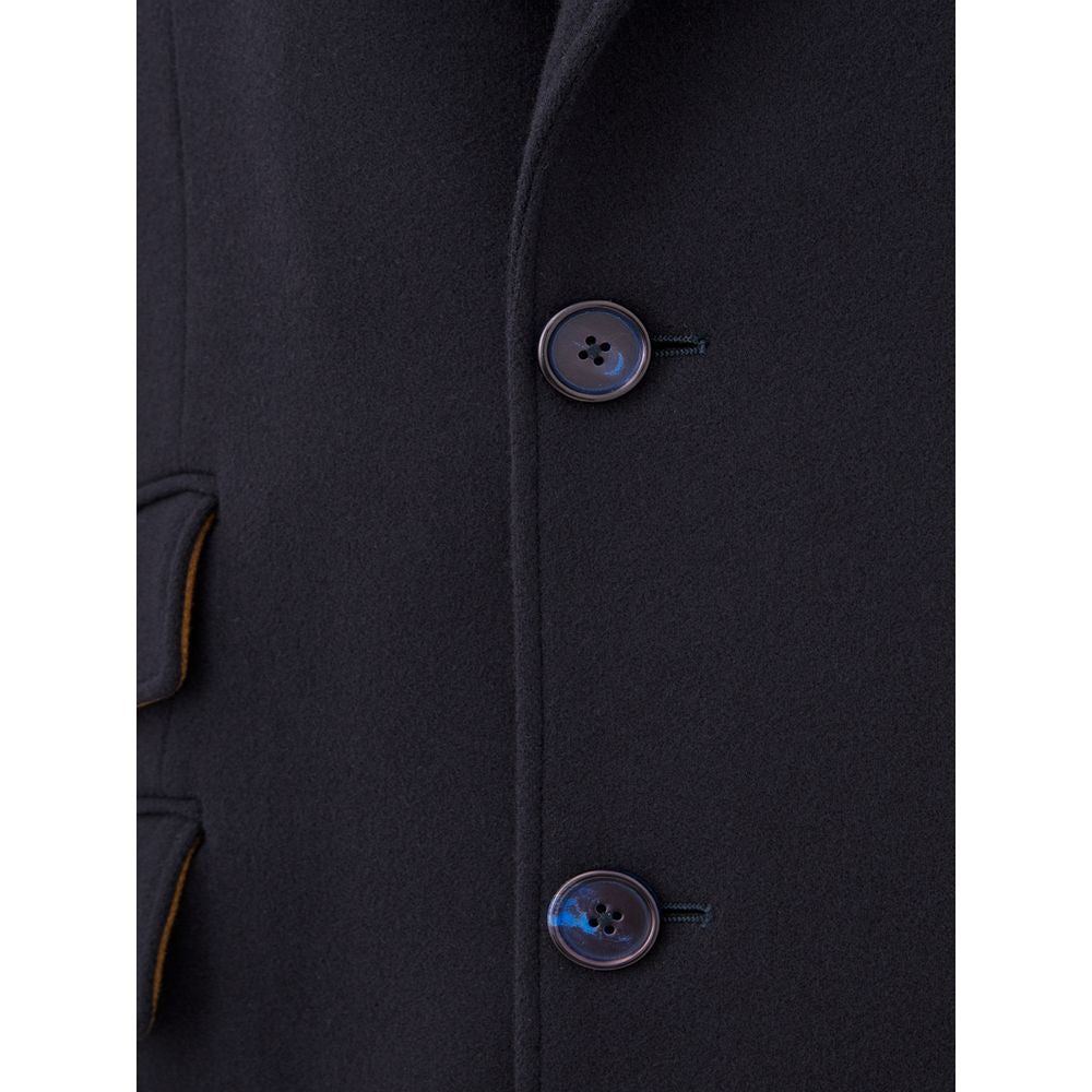 Dolce & Gabbana Elegant Blue Wool Jacket for Men elegant-woolen-charm-mens-luxury-blue-jacket