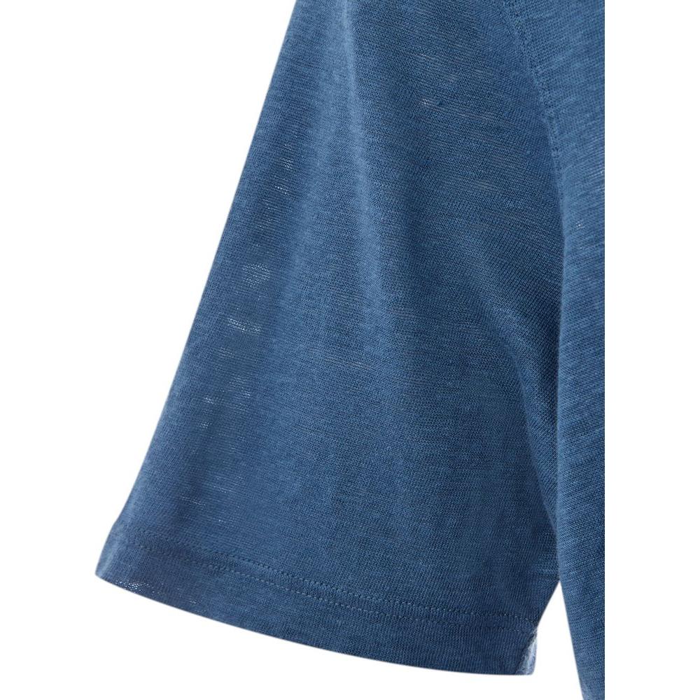 Lardini Elegant Blue Cotton T-Shirt for Men elegant-cotton-blue-mens-t-shirt