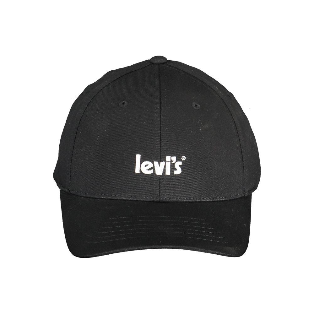 Black Cotton Hats & Cap Levi's