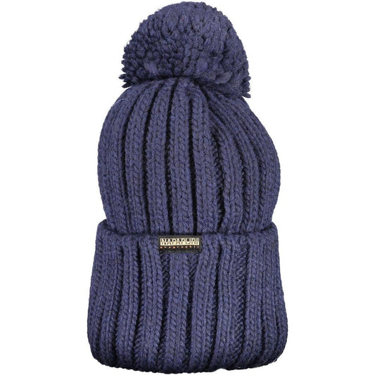 Napapijri | Blue Wool Hats & Cap| McRichard Designer Brands   