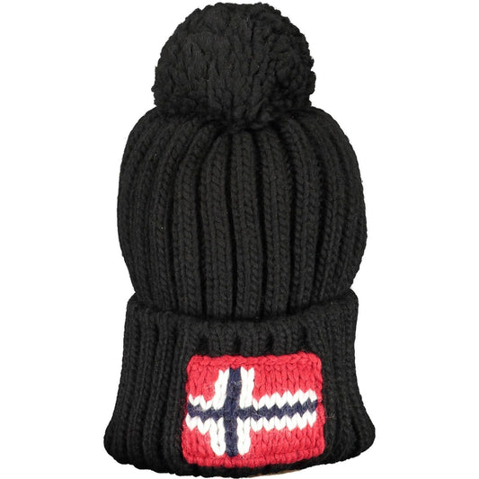 Chic Pompon-Adorned Winter Hat Napapijri