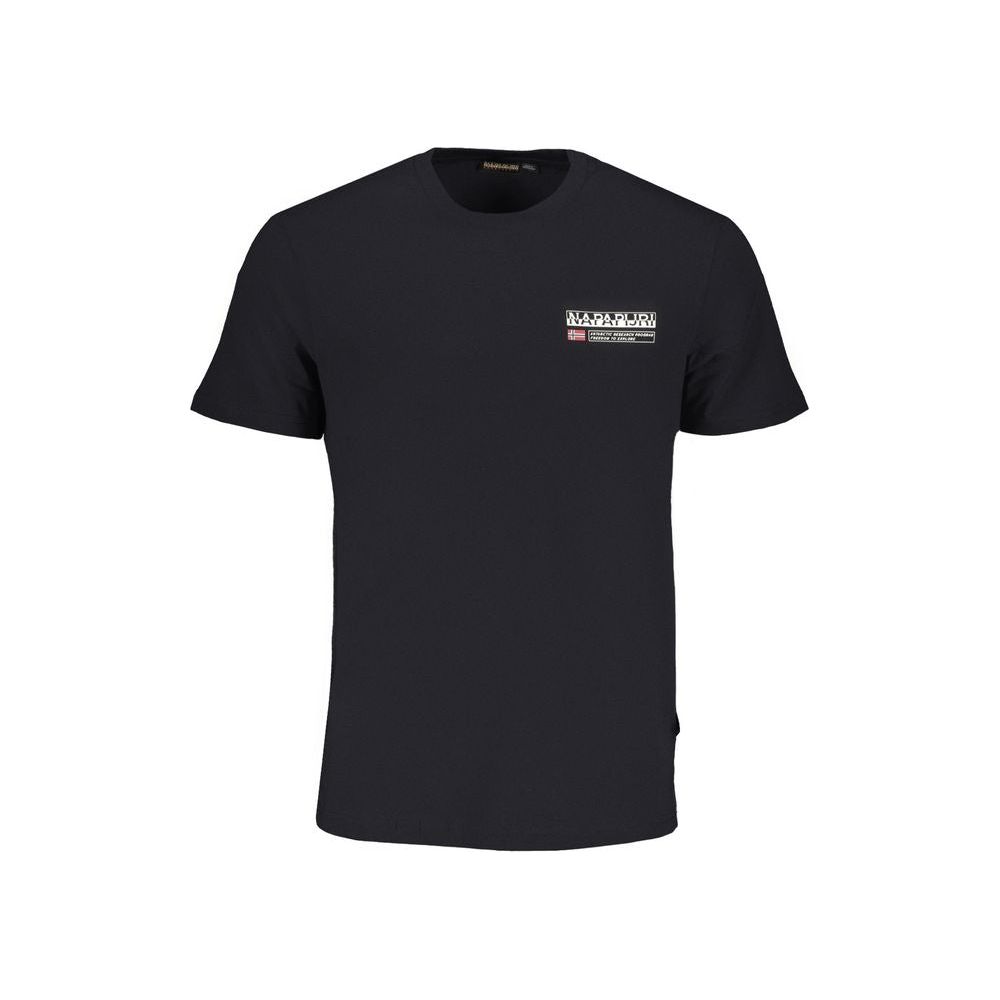 Napapijri Black Cotton T-Shirt black-cotton-t-shirt-119