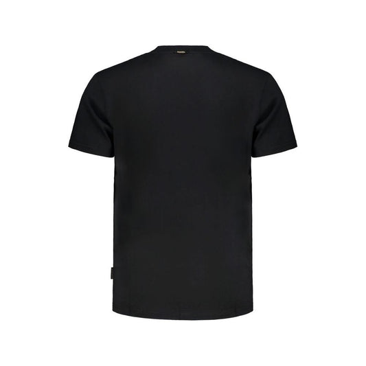 Napapijri Black Cotton T-Shirt black-cotton-t-shirt-134
