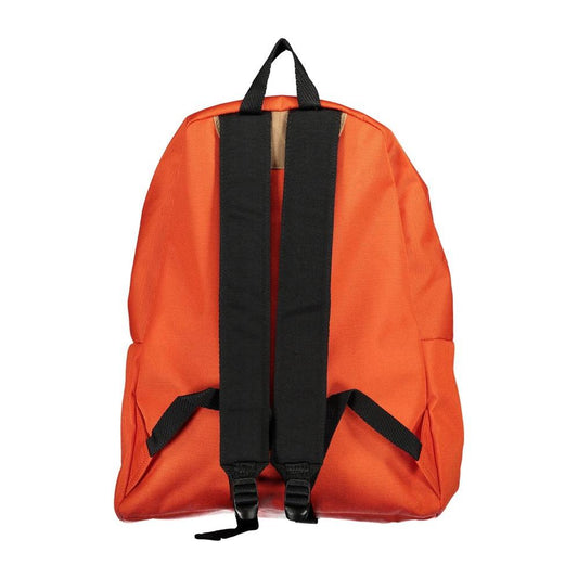Napapijri | Orange Cotton Backpack| McRichard Designer Brands   