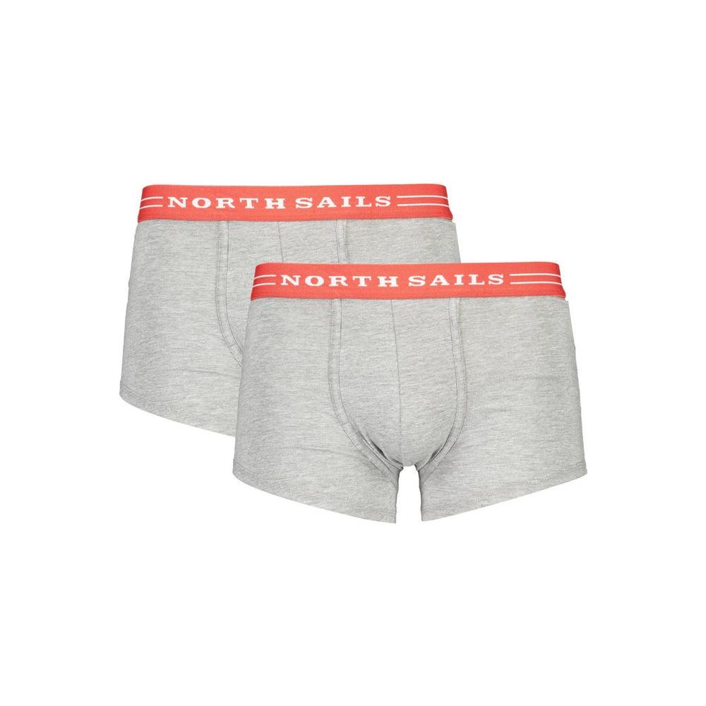 North Sails Gray Cotton Underwear gray-cotton-underwear-4