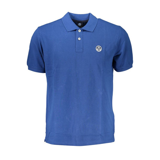 North Sails Blue Cotton Polo Shirt blue-cotton-polo-shirt-44