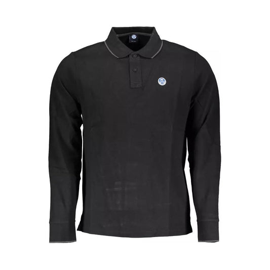 North Sails Sleek Long-Sleeve Polo with Contrasting Accents sleek-long-sleeve-polo-with-contrasting-accents
