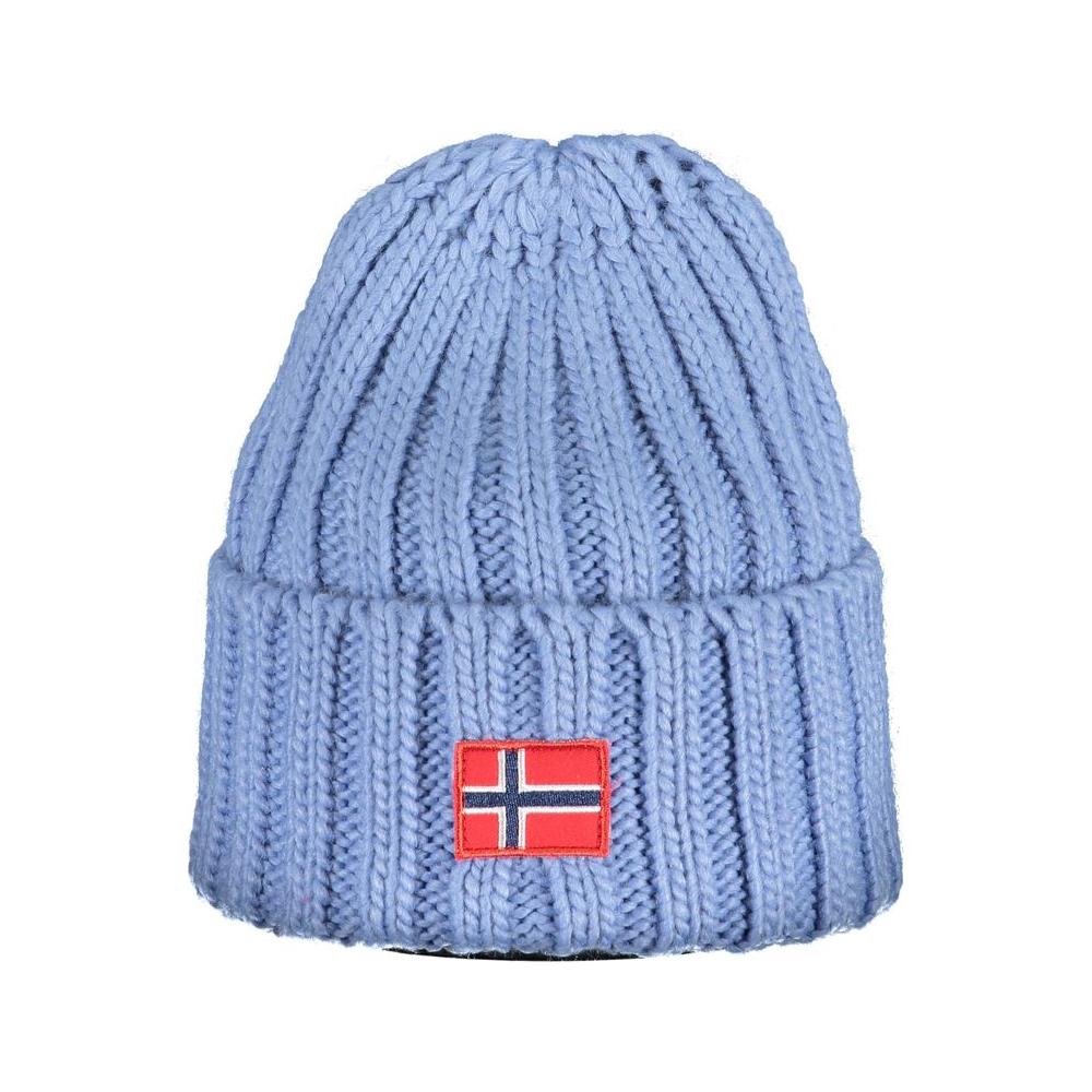 Light Blue Acrylic Hats & Cap Norway 1963