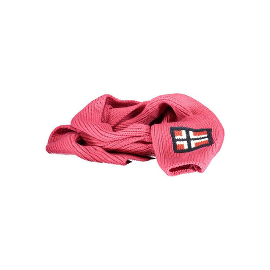 Pink Acrylic Scarf Norway 1963
