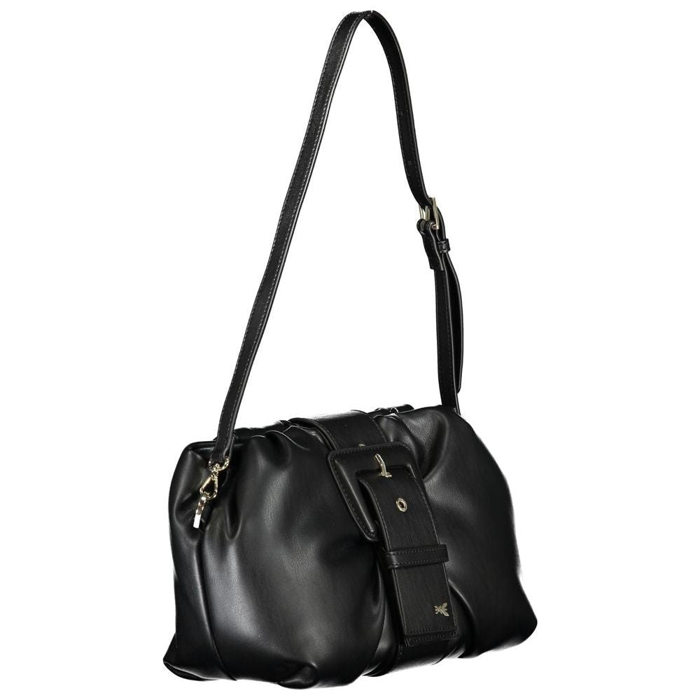 Patrizia Pepe Black Polyethylene Handbag black-polyethylene-handbag-66