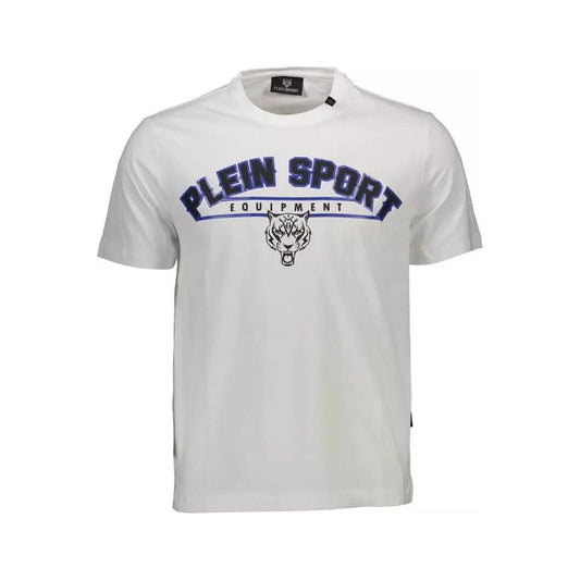 Plein Sport | Sporty Elegance Crew Neck T-Shirt| McRichard Designer Brands   