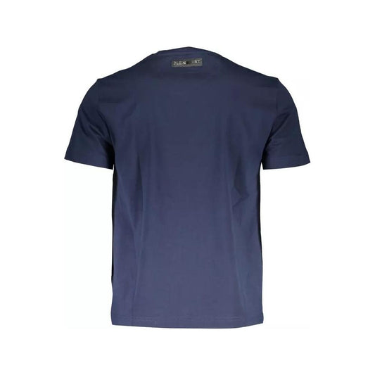Plein Sport | V-Neck Logo Print Cotton T-Shirt| McRichard Designer Brands   