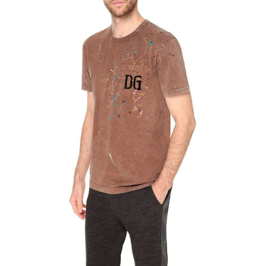 Dolce & Gabbana Embroidered Cotton Splatter Tee embroidered-cotton-splatter-tee