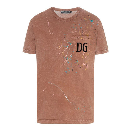 Dolce & Gabbana Embroidered Cotton Splatter Tee embroidered-cotton-splatter-tee