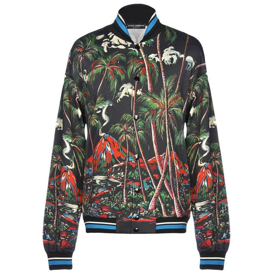 Dolce & Gabbana | Multicolor Viscose Jacket| McRichard Designer Brands   