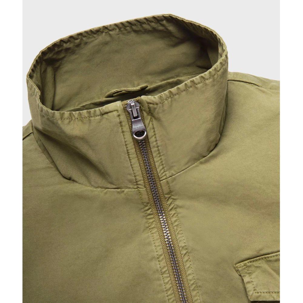Refrigiwear Elegant Green Cotton Bomber Jacket for Men elegant-green-cotton-bomber-jacket-for-men