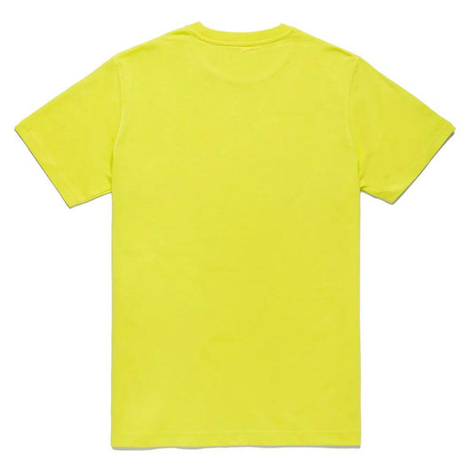 Refrigiwear Embossed Logo Cotton T-Shirt in Yellow embossed-logo-cotton-t-shirt-in-yellow