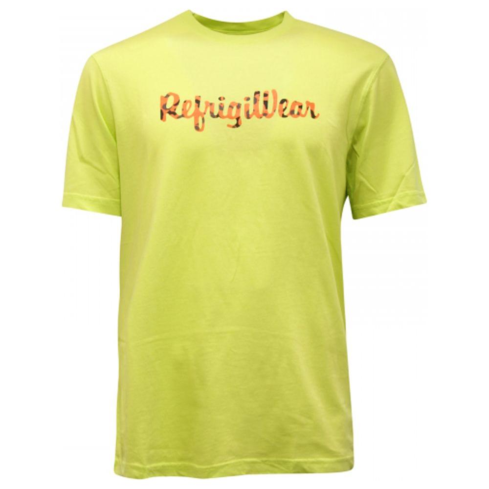 Refrigiwear Sunshine Yellow Logo Crew-Neck Tee sunshine-yellow-logo-crew-neck-tee