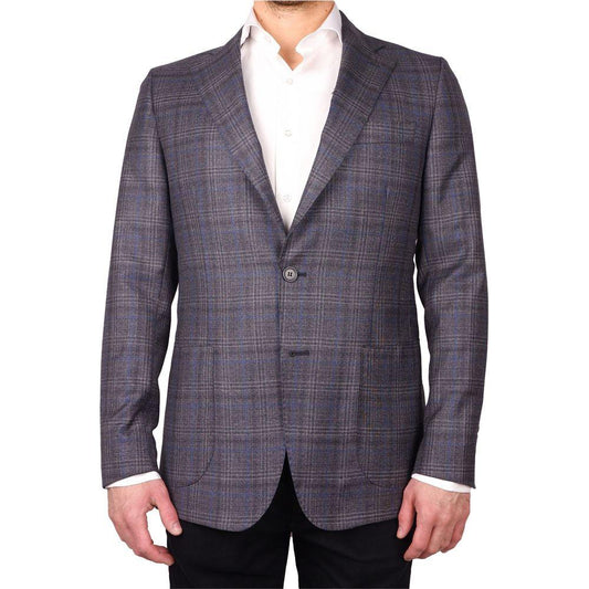 Made in Italy Brown Wool Vergine Blazer brown-wool-vergine-blazer