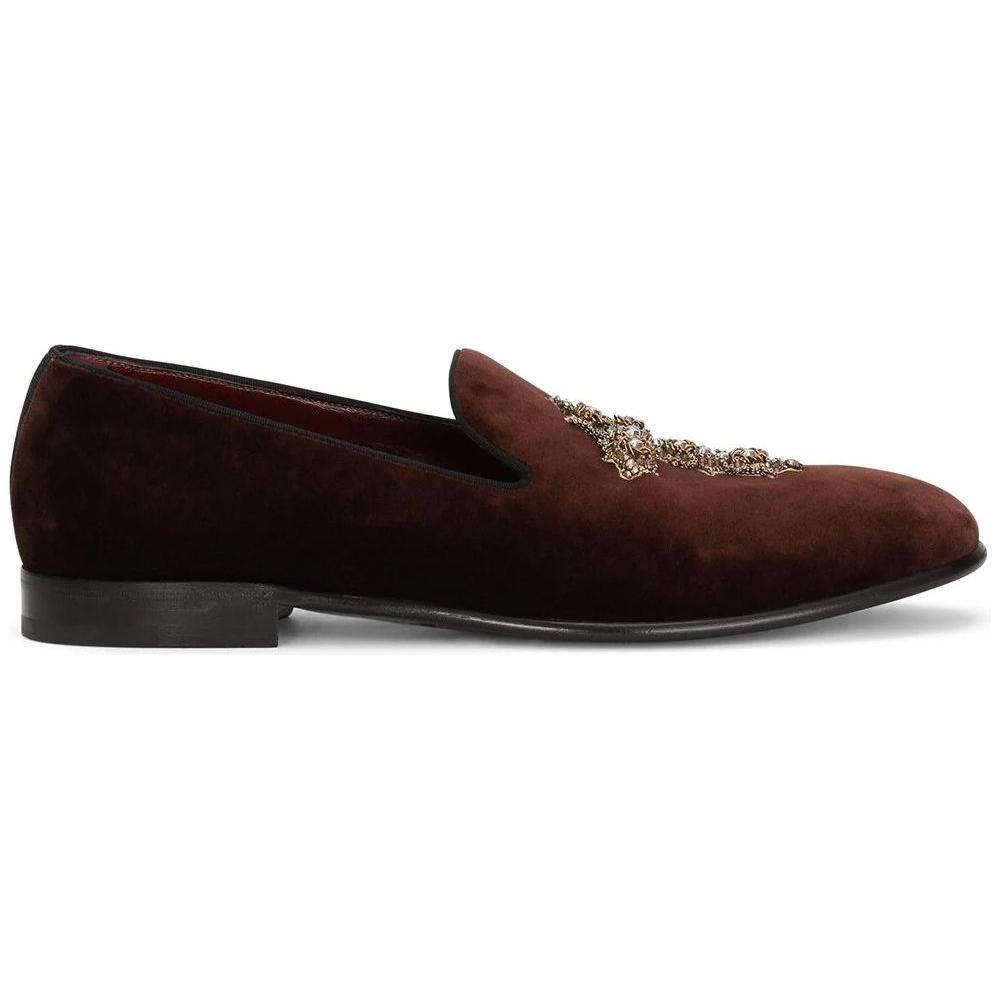 Red Cotton Loafer Dolce & Gabbana